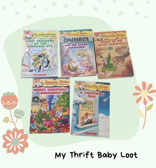 Preloved Set of 5 Geronimo Stilton Books